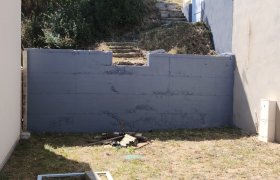 Morbihan toiture  Peinture muret  et mur de soutien  à Locminé